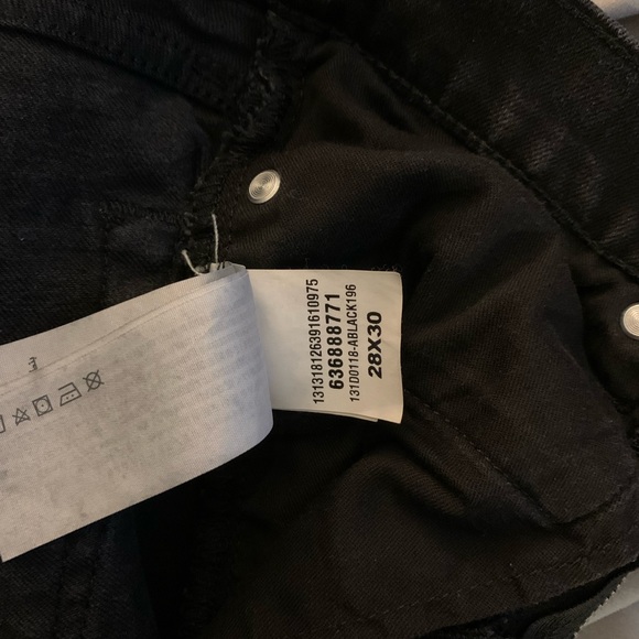 Abercrombie mens slim black jeans - Picture 4 of 9